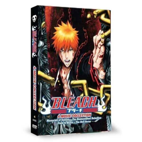 Buy Bleach DVD: Complete 4 Movie Collection - $25.99 at PlayTech