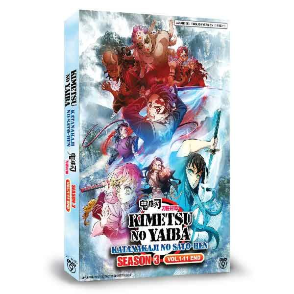ANIME DVD~ENGLISH DUBBED~Demon Slayer/Kimetsu No Yaiba Season 3(1-11End)+GIFT