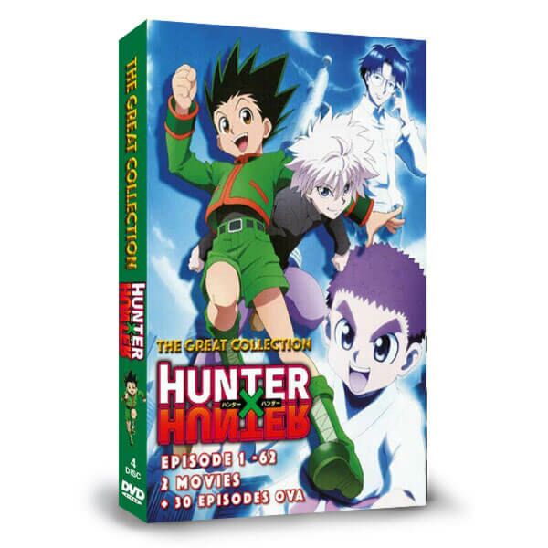 Hunter X Hunter DVD Complete Edition + 3 OVA English Dubbed