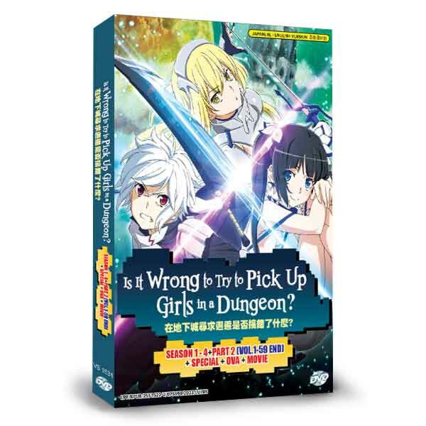 DVD Anime Is It Wrong To Try To Pick Up Girls In A Dungeon? Season