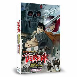 Berserk DVD (2016 + 2017 + The Golden Age Arc) English Dubbed