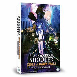 Black Rock Shooter DVD Complete Season 1 + 2 English Dubbed