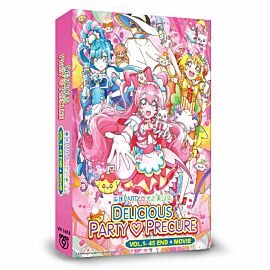 Delicious Party Pretty Cure DVD Complete Series + movie
