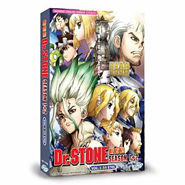 Dr. Stone DVD Complete Season 1 + 2 English Dubbed