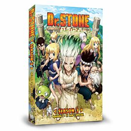 Dr. Stone DVD Complete Season 3 English Dubbed