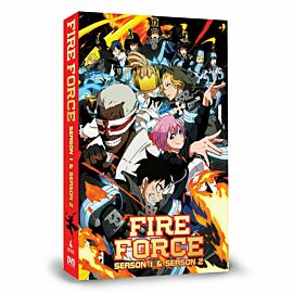 Fire Force DVD Complete Season 1 + 2 English Dubbed