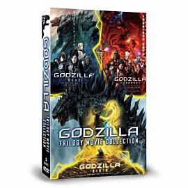 Godzilla Trilogy Movie DVD English Dubbed