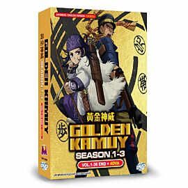 Golden Kamuy DVD Complete Season 1 - 3 English Dubbed