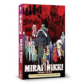 The Future Diary / Mirai Nikki DVD (TV): Complete Box Set English Dubbed