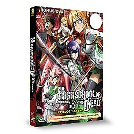 High School of the Dead DVD: Complete Series + OVA Uncensored/ Uncut Version (English Dubbed)