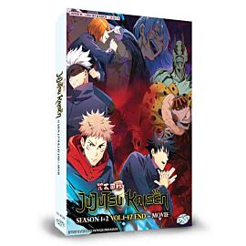 Jujutsu Kaisen DVD Complete Season 1 + 2 English Dubbed