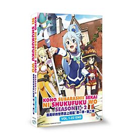 KonoSuba - God's blessing on this wonderful world!! DVD Complete Season 1 + 2