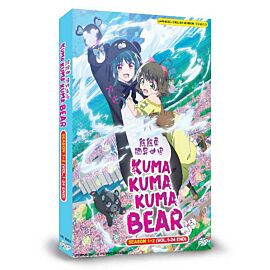 Kuma Kuma Kuma Bear DVD Complete Season 1 + 2 English Dubbed