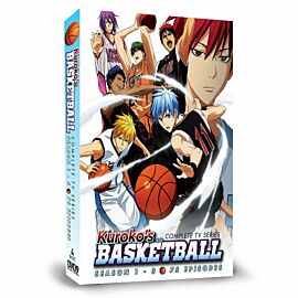 Kuroko's Basketball DVD Season 1 - 3 English Dubbed