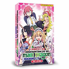 Miss Kobayashi's Dragon Maid DVD Complete Season 1 + 2 English Dubbed