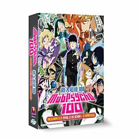 Mob Psycho 100 DVD Complete Season 1 + 2 + 2 special English Dubbed