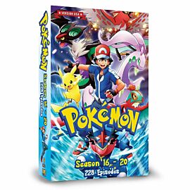 Pokemon Season 16 - 20 DVD English Dubbed