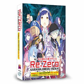 Re:ZERO -Starting Life in Another World- DVD Complete Season 1 - 3