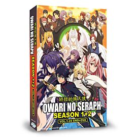 Seraph of the End DVD: Complete Season 1 + 2 English Dubbed