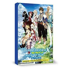 Tales of Zestiria the X DVD Complete Season 2 English Dubbed
