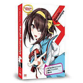 The Melancholy of Haruhi Suzumiya DVD Complete Season 1 + 2 English Dubbed
