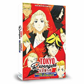 Tokyo Revengers DVD Complete Season 1 + 2 + Live Action English Dubbed
