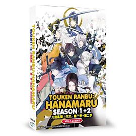 Touken Ranbu: Hanamaru DVD Complete Season 1 + 2 English Dubbed