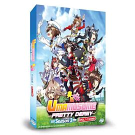 Uma Musume Pretty Derby DVD Complete Season 3 English Dubbed